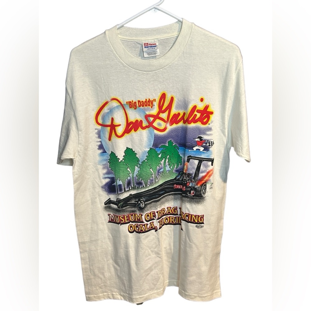 Vintage 1998 Don Garlits Museum of Drag Racing Swamp Rat Tee Shirt